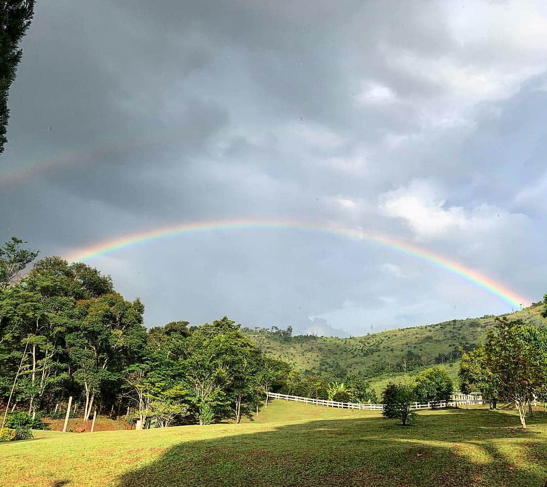 Giovanna Antonelliのインスタグラム：「🌈 Lindamente presenteada neste fim de tarde....!!! 🙏🏻」