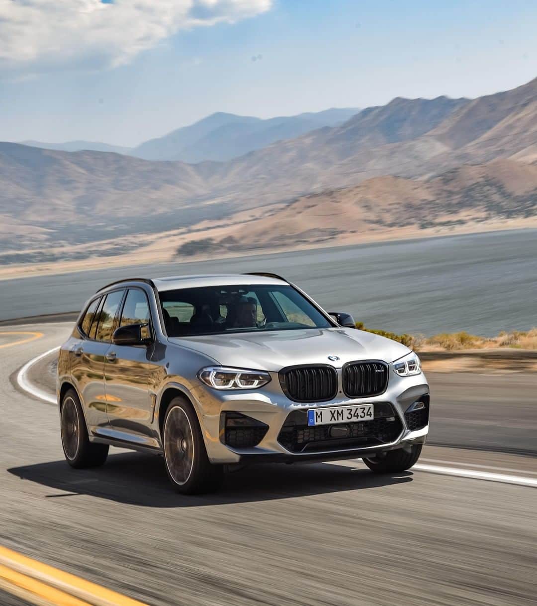 BMWのインスタグラム：「Face all the great adventures you can have with the BMW X3 M. The first-ever BMW X3 M. #BMW #X3M #BMWM __ BMW X3 M: Fuel consumption in l/100 km (combined): 10.5. CO2 emissions in g/km (combined): 239. The values of fuel consumptions, CO2 emissions and energy consumptions shown were determined according to the European Regulation (EC) 715/2007 in the version applicable at the time of type approval. The figures refer to a vehicle with basic configuration in Germany and the range shown considers optional equipment and the different size of wheels and tires available on the selected model. The values of the vehicles are already based on the new WLTP regulation and are translated back into NEDC-equivalent values in order to ensure the comparison between the vehicles. [With respect to these vehicles, for vehicle related taxes or other duties based (at least inter alia) on CO2-emissions the CO2 values may differ to the values stated here.] The CO2 efficiency specifications are determined according to Directive 1999/94/EC and the European Regulation in its current version applicable. The values shown are based on the fuel consumption, CO2 values and energy consumptions according to the NEDC cycle for the classification. For further information about the official fuel consumption and the specific CO2 emission of new passenger cars can be taken out of the „handbook of fuel consumption, the CO2 emission and power consumption of new passenger cars“, which is available at all selling points and at  http://www.dat.de/angebote/verlagsprodukte/leitfaden-kraftstoffverbrauch.html.」