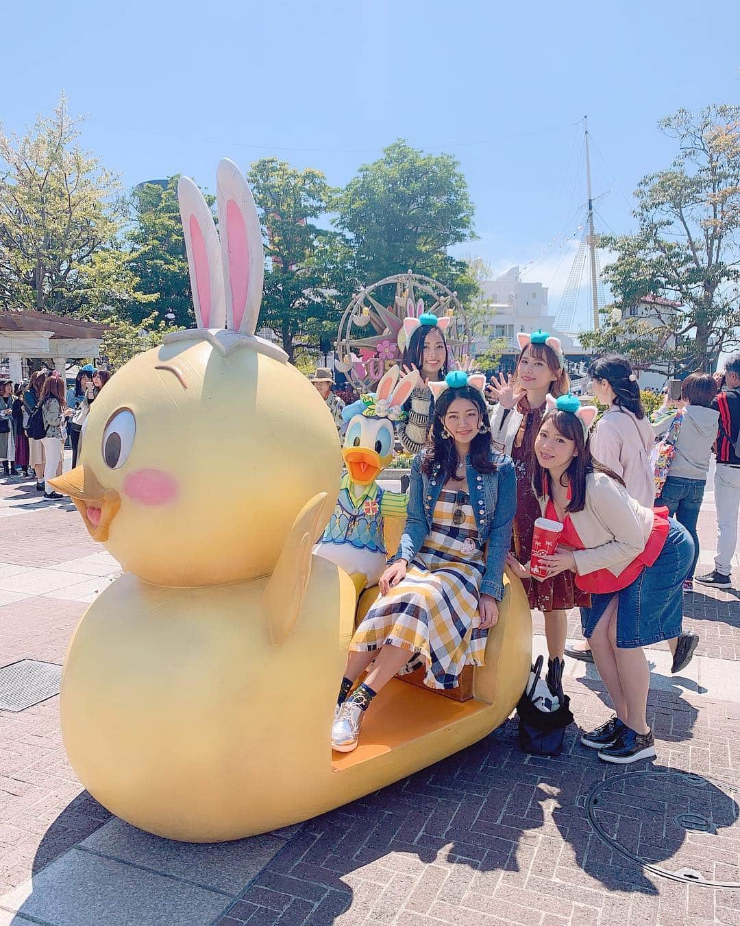 花咲いあんさんのインスタグラム写真 - (花咲いあんInstagram)「SEA🦄🌙💜* ・ ・ ・  #tokyodisneysea  #トーキョーディズニーシー  #うさぴよイースター  #幸せ空間」4月18日 17時06分 - ohanachan_087087