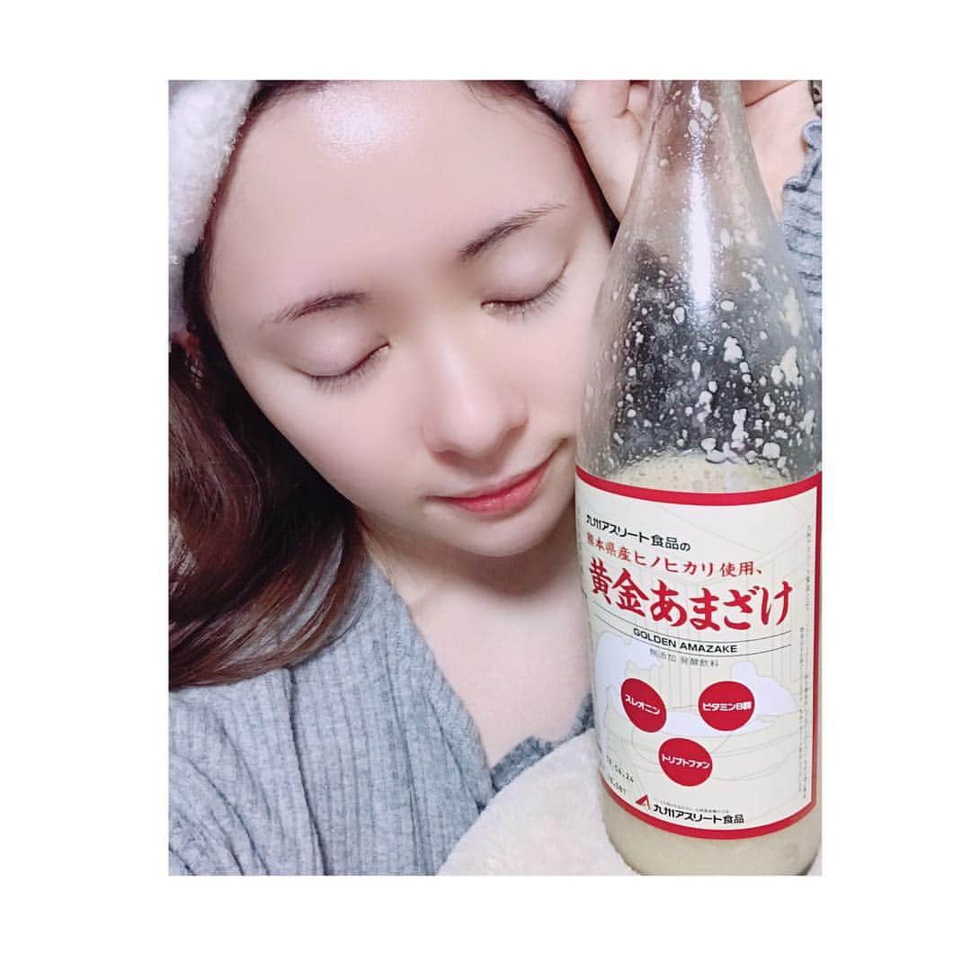 河西美希さんのインスタグラム写真 - (河西美希Instagram)「#飲む点滴 #飲む美容液 って聞いて気になってた甘酒デビューしました＼(^o^)／ 私は熊本のお米を使った 無添加のこれを飲んでるよ〜☺️ 小腹が空いた時に飲んだり、ホットミルクと割ってのんだりすると想像の8億倍美味しいです🥺しかも、スッピンが良い感じに！！ 黄金あまざけは、@kyushu_a_shokuhin から買えるよん╰( ^o^)╮-｡･*･:≡🌾 #黄金あまざけ #PR #お酒苦手だけどノンアルコールだから飲める」4月18日 17時17分 - mikipon1111