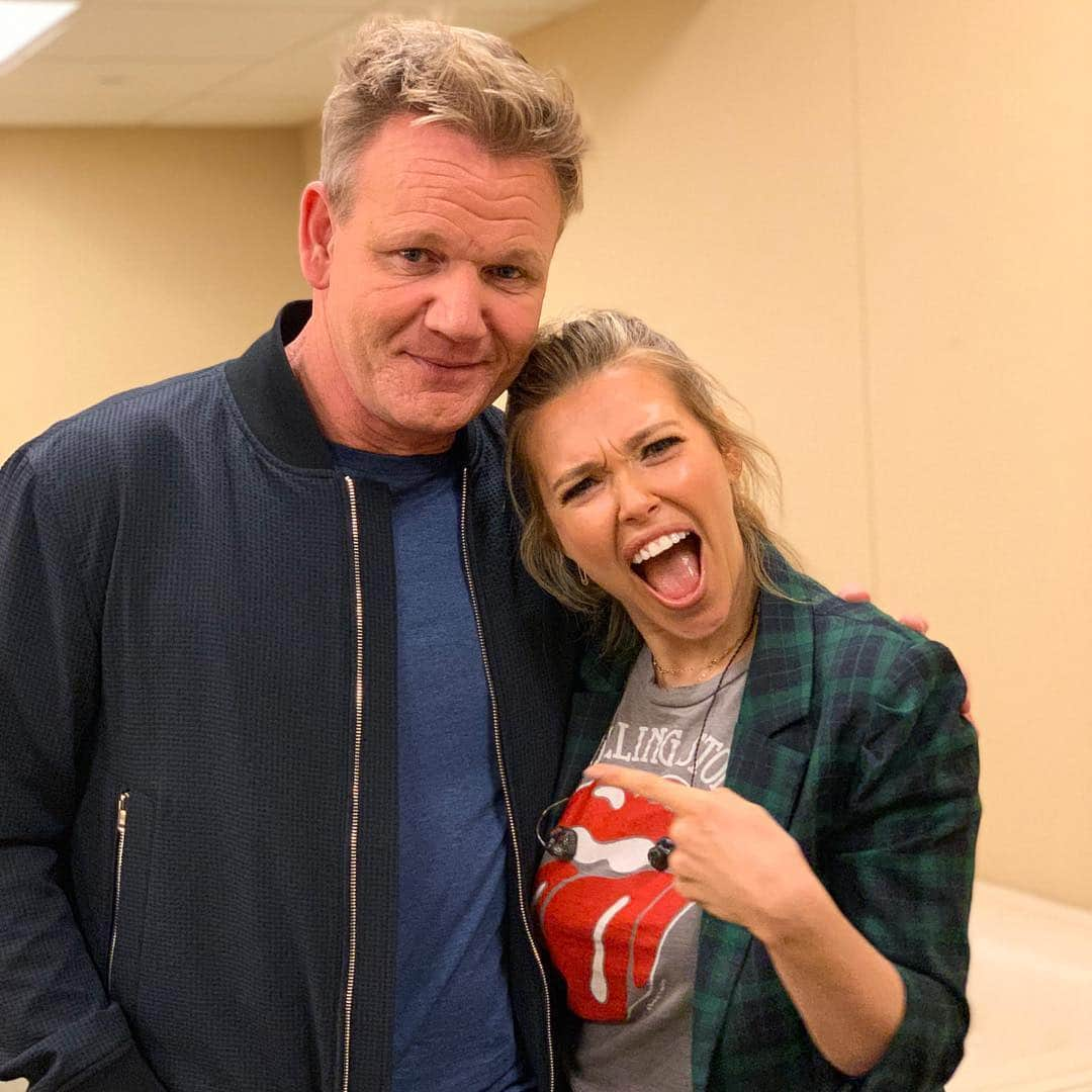 ゴードン・ラムゼイさんのインスタグラム写真 - (ゴードン・ラムゼイInstagram)「Great seeing you today @rachelplatten ! Congrats on your little one too and I promise to send that brisket recipe soon Gx」4月18日 8時59分 - gordongram