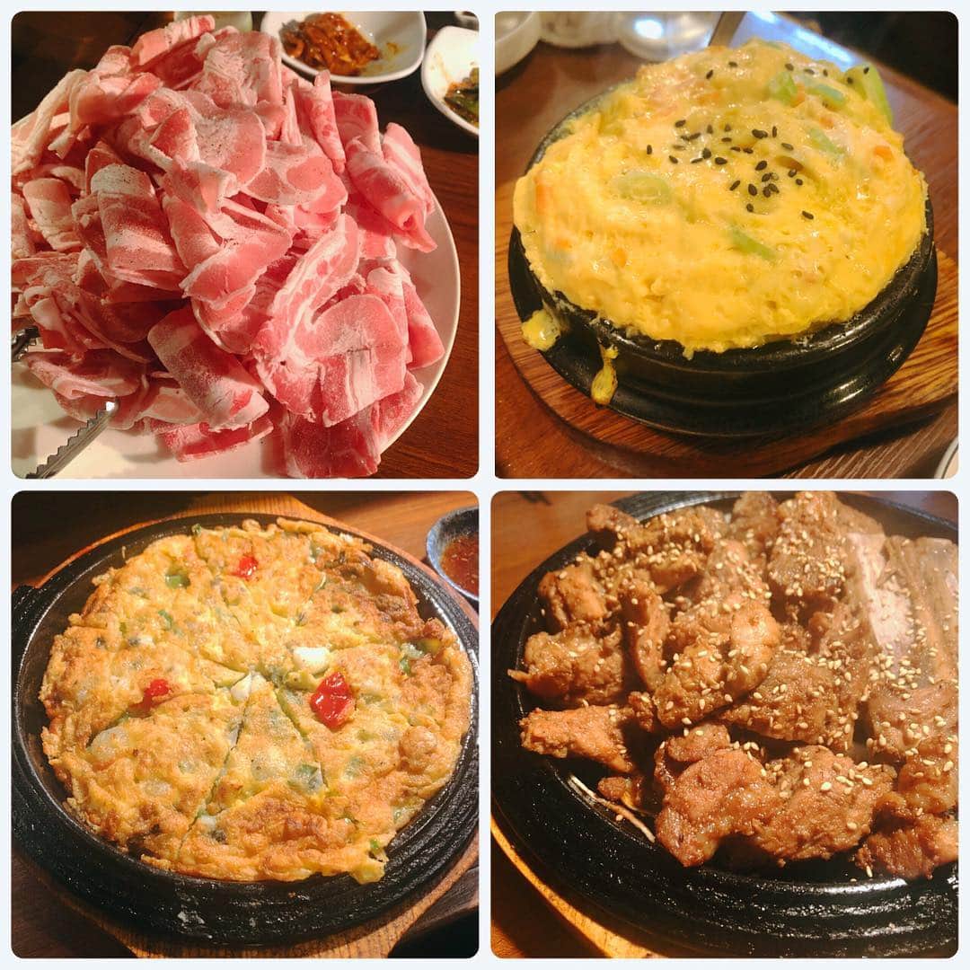 カン・ハンナさんのインスタグラム写真 - (カン・ハンナInstagram)「.﻿ ﻿ ﻿ 昨日の夜は日本でなかなか食べられないチャドルバギ(牛の肋間についている、白色でやや硬い脂肪質のあばら肉で韓国では人気です)を食べる会💗 ﻿ ﻿ ﻿ 大好きな番組のスタッフさんたちと美味しい韓国料理をいっぱい食べて幸せでした☺️ ﻿ ﻿ ﻿ しかも東京でこんなに美味しいチャドルバギを食べられるお店があるとは思いませんでした😭 感動❣️﻿ ﻿ ﻿ これからぜったい行きつけのお店にします🤤 ﻿ ﻿ ﻿ ﻿ ﻿ ﻿ #韓国料理 #チャドルバギ #牛肉﻿ #新大久保 #東新宿 #美味しすぎる ﻿ #水宝館 #いつもご馳走様でした ﻿ ﻿ ﻿」4月18日 9時51分 - kang_hanna_jp