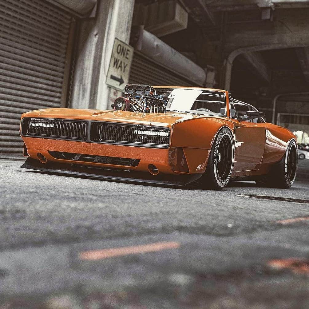 Classics Dailyさんのインスタグラム写真 - (Classics DailyInstagram)「Yes or No!? Design by @yasiddesign _ #dodge #charger #americanmuscle #musclecar #classiccar #classicsdaily」4月18日 10時18分 - classicsdaily
