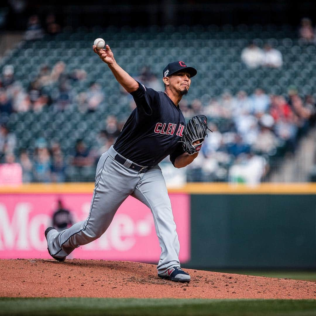 クリーブランド・インディアンスさんのインスタグラム写真 - (クリーブランド・インディアンスInstagram)「Seven shutout and 12 K’s for Cookie + a sweep??? That’ll leave them sleepless in Seattle tonight! #WWWindians」4月18日 10時20分 - cleguardians