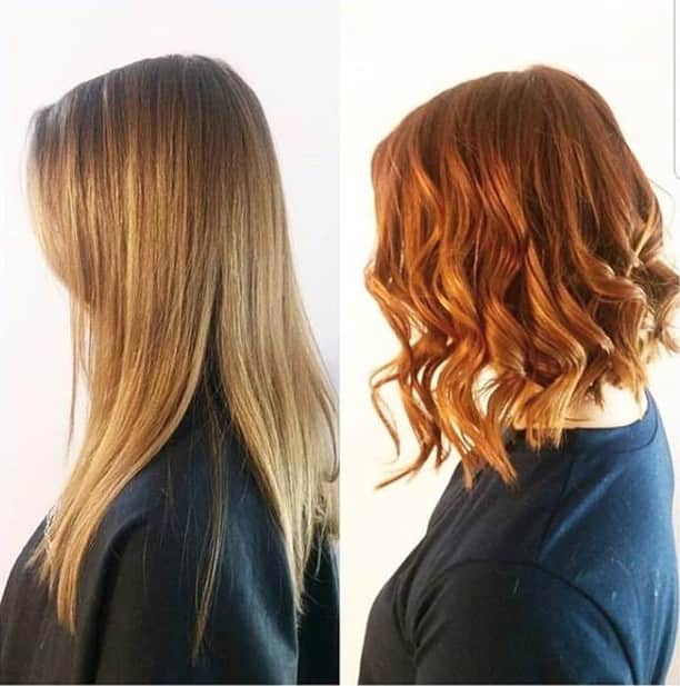 CosmoProf Beautyさんのインスタグラム写真 - (CosmoProf BeautyInstagram)「Our Big Chop #hairoftheday goes to @chantalhairartistry for this red hot #BeforeAfter, toned with @paulmitchellus #TheColorXG | Roots: equal parts 7RO + 6C with 10 vol. | Ends: 8C with 10 vol fusing the roots, mids and ends together for a seamless blend --- 👇 Rules Below!👇 1️⃣Tag your photo #BigChopHOTD #cosmoprofbeauty #licensedtocreate 2️⃣Post a side-by-side #BeforeAndAfter of your haircut against an uncluttered background 3️⃣Mention any products used to color or style the hair --- #repost #chantalhairartistry #hairtransformation #bigchophaircut #beforeafter」4月18日 11時00分 - cosmoprofbeauty