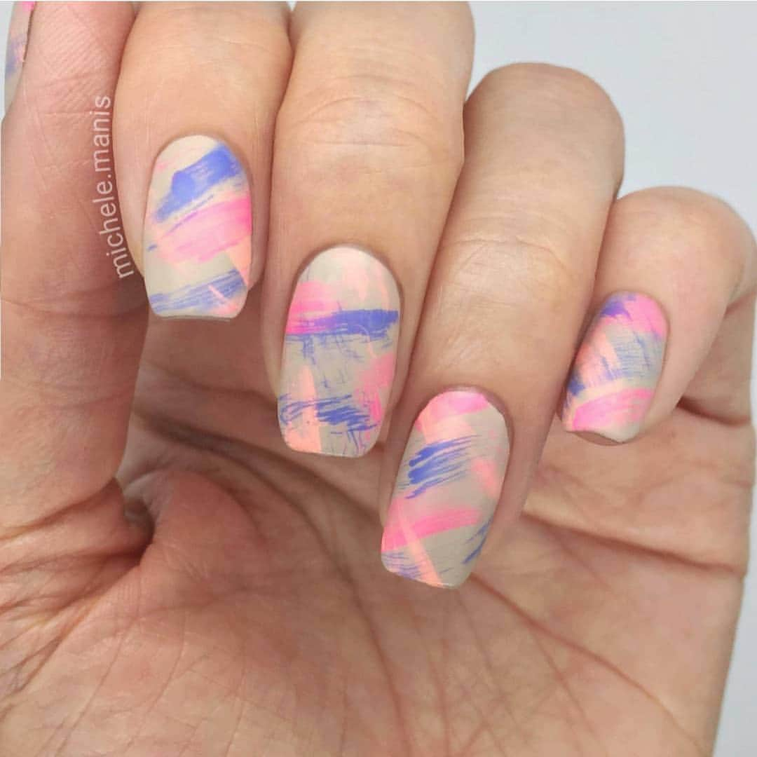 nails2inspireさんのインスタグラム写真 - (nails2inspireInstagram)「@michele.manis - Neon Dry Brush  #nails2inspire #nails #nailart #nailsofinstagram #nail #nailartdesign #nailsonfleek #nailswag #nailsdid」4月18日 12時33分 - nails2inspire