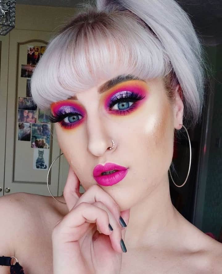 Makeup Addiction Cosmeticsさんのインスタグラム写真 - (Makeup Addiction CosmeticsInstagram)「Pink Passion by @jessknn_makeup⁣ @makeupaddictioncosmetics - loose pigment sweet Kiss⁣ @makeupaddictioncosmetics - highlighter Snow Gold⁣ #makeupaddictioncosmetics #makeupaddiction  #makeupgirlz #featuremuas #bbdaretoshare #makeup #makeupartist」4月18日 13時05分 - makeupaddictioncosmetics