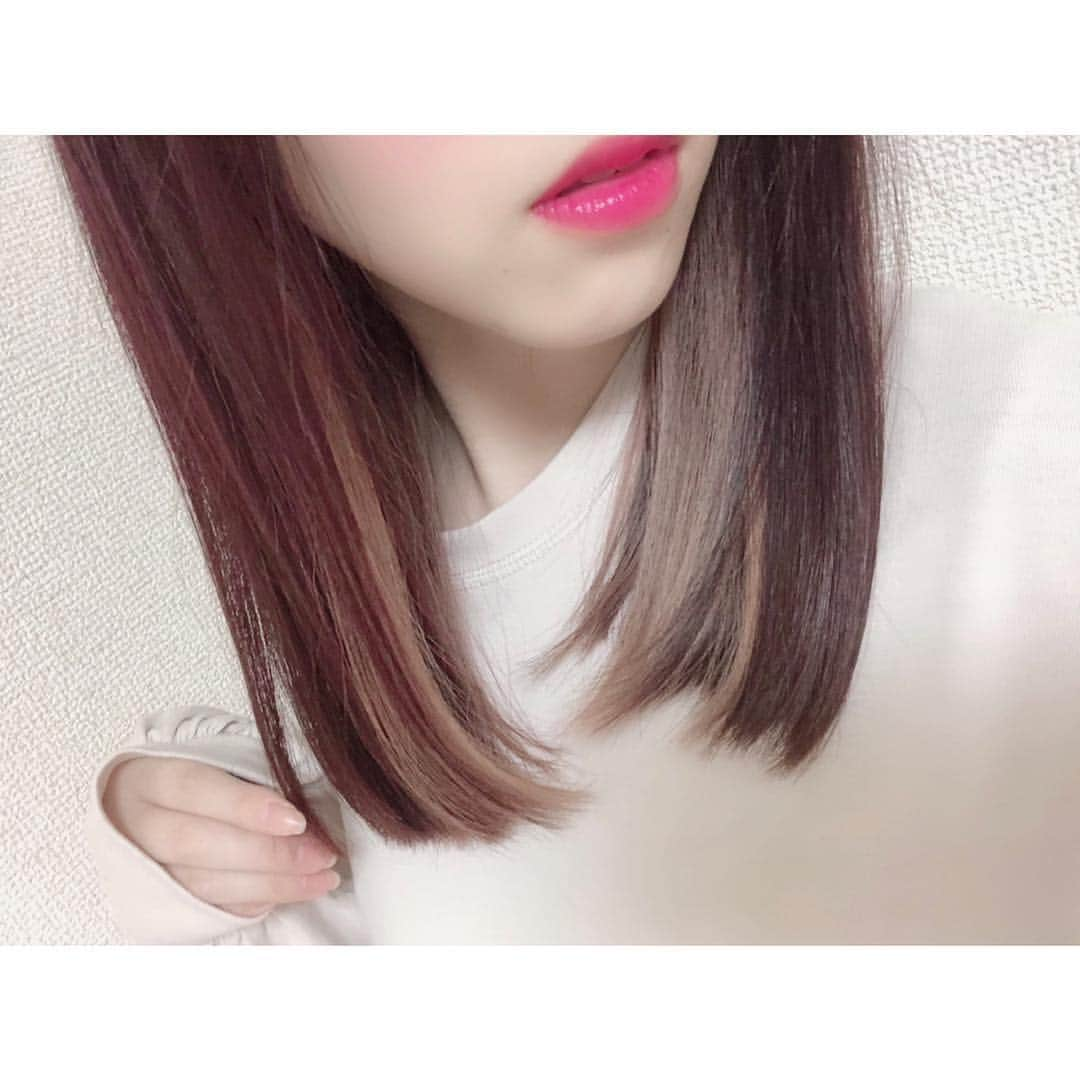 松村芽久未さんのインスタグラム写真 - (松村芽久未Instagram)「カラーわかるかな？💋💋💇‍♀️✨」4月18日 13時46分 - m.egu0626