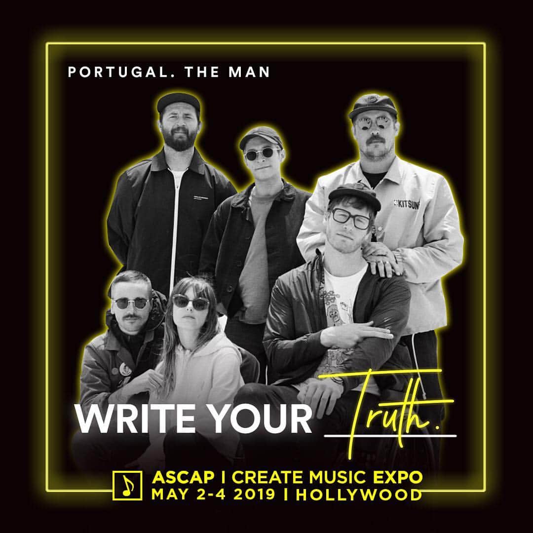 ASCAPさんのインスタグラム写真 - (ASCAPInstagram)「SPECIAL ANNOUNCEMENT!!! @portugaltheman IS PERFORMING AT #ASCAPEXPO 2019 during the #ASCAP Annual Membership Meeting on May 2 🤘 Get passes to EXPO at the link in our bio. (ascap.com/expo)」4月19日 1時23分 - ascap