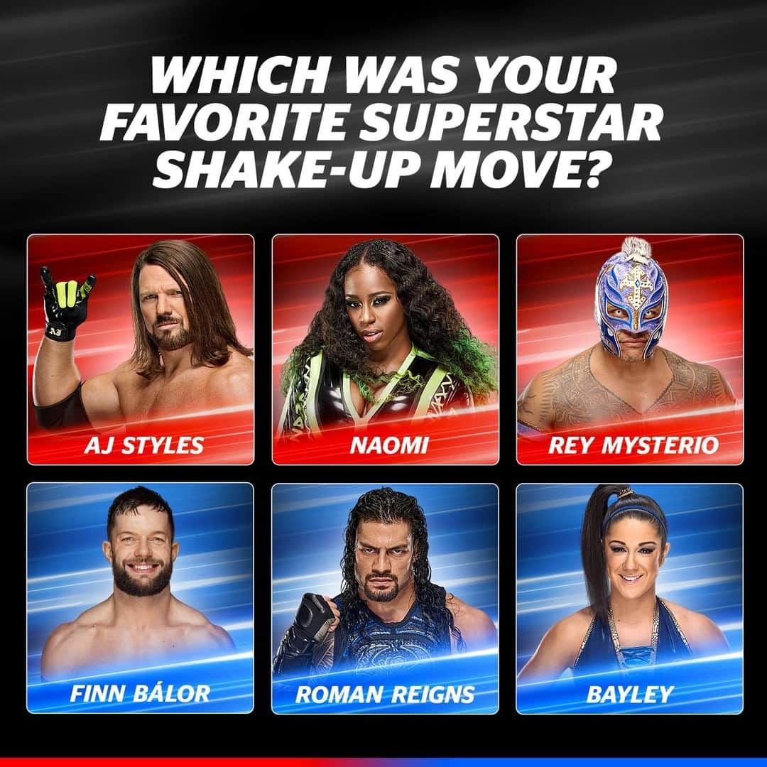 WWEさんのインスタグラム写真 - (WWEInstagram)「Who do you think is going to shake things up on their new brand? #SuperstarShakeUp」4月19日 2時00分 - wwe