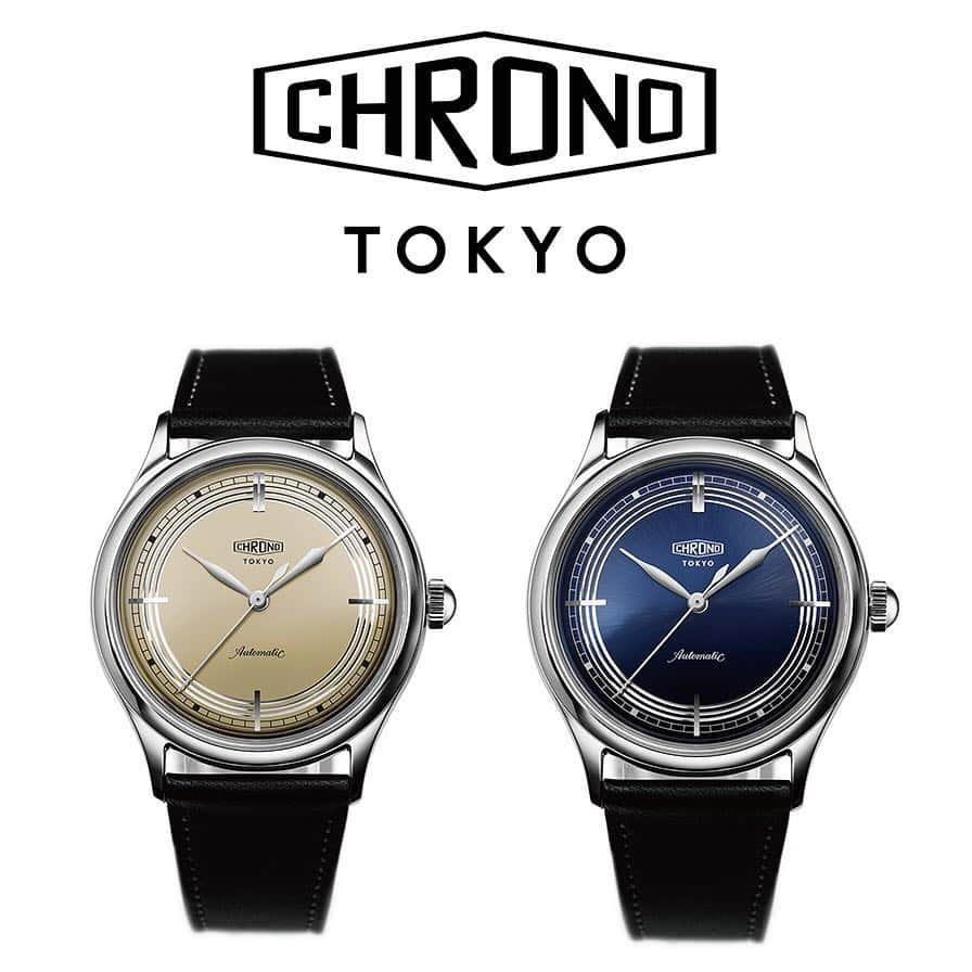 TiCTACさんのインスタグラム写真 - (TiCTACInstagram)「「CHRONO TOKYO」各¥180,000+tax  独立時計師の浅岡肇さんがデザイン・設計する機械式自動巻腕時計、クロノトウキョウ)の新色2色を、TiCTAC直営オンラインストアで発売します。生産数は各色100点、4月19日（金）18時よりTiCTAC直営オンラインストアで各色30点を発売します。1960年代の機械式時計を彷彿とさせる本機には、浅岡さんのこだわりが凝縮されています。(機械式自動巻Cal. MIYOTA 90S5、外径37mm.) ・ 詳しくはプロフィールに表示しているURLから公式サイトのご案内記事をご覧くださいませ。 https://www.tictac-web.com/newproducts/detail/?nid=464 #浅岡肇 #hajimeasaoka #独立時計師　#CHRONOTOKYO #クロノトウキョウ #機械式時計 #自動巻き #自動巻 #自動巻時計 #tictac #チックタック #時計 #腕時計 #watch #今日の時計」4月18日 17時45分 - tictac_press