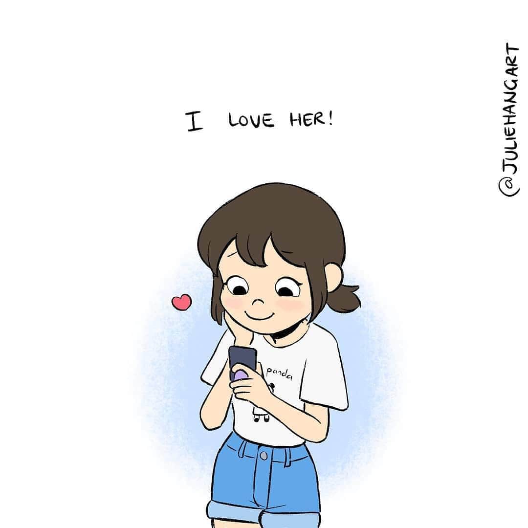 9GAGさんのインスタグラム写真 - (9GAGInstagram)「Remember to to love who you were then, and embrace who you are now By @juliehangart - #selflove #comics #9gag」4月18日 18時01分 - 9gag