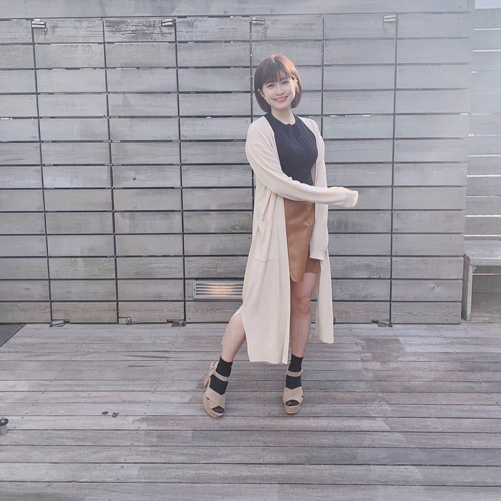 長谷川怜華さんのインスタグラム写真 - (長谷川怜華Instagram)「.. .. cardigan:redyazel tops:redyazel skirt:redyazel sandal:dazzlin  ほとんどredyazelです笑笑 着たくて着たくて やっと着れました♡♡ #redyazel #dazzlin #fashion」4月18日 18時13分 - hasegawa_reika