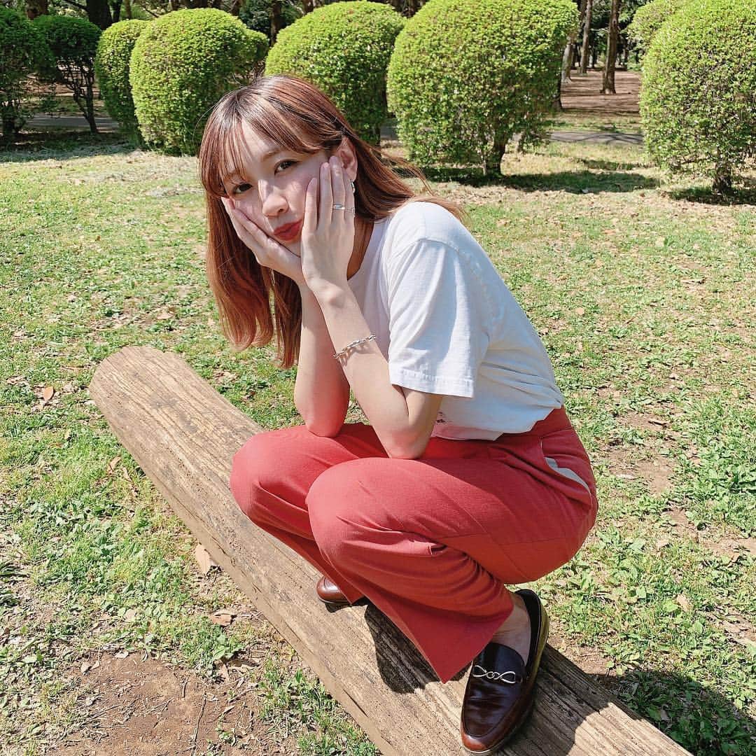 上野 紗也加さんのインスタグラム写真 - (上野 紗也加Instagram)「. ピクニックに成功しました 🍕」4月18日 19時16分 - __syaka__