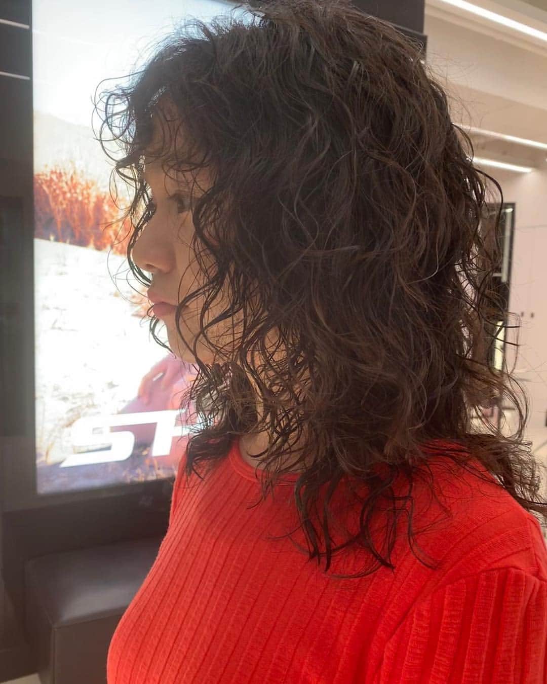 nanako itoのインスタグラム：「layer ✖️ special perm🥨 . #shima_nanako #perm」