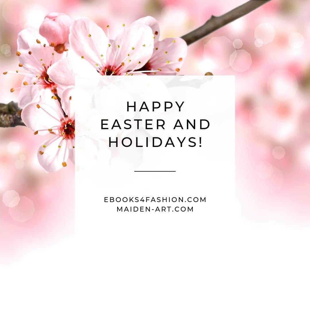 メイデンアートのインスタグラム：「Hello my dear Fashionistas :-) I wish You Happy Easter and Holidays!  Talk to you next week :-* xo,  Maristella  Ebooks4Fashion.com Maiden-Art.com」