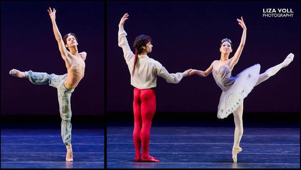 倉永美沙さんのインスタグラム写真 - (倉永美沙Instagram)「Throw back to 2013. YAGP gala in New York with @hermancornejo and @alejandro_virelles Photo @lizavoll  2013年のYAGPガラ。海賊のパドトロワをヘルマンとアレハンドロと。#love #ballet #tbt #ballerina #stage #gala #ballerinalife #happy #yagp #happiness #dance #art #幸せ #バレエ #バレリーナ #rehearsal #travellife #work #yagp #gala」4月18日 20時54分 - misakuranaga