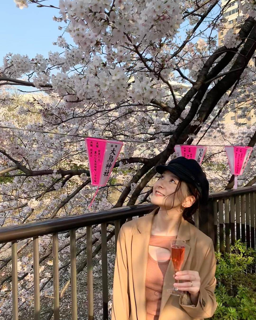 海下真夕さんのインスタグラム写真 - (海下真夕Instagram)「. 🌸 まだ咲いてるところもちょこっとあるけど、もう来年までバイバイだ〜😌 忘れないうちに載せておこう。  #桜#春#お花見 #目黒川 #思い出 #いつかの写真 #連写 #だいたい最後不意打ち」4月18日 21時31分 - kaigeworld