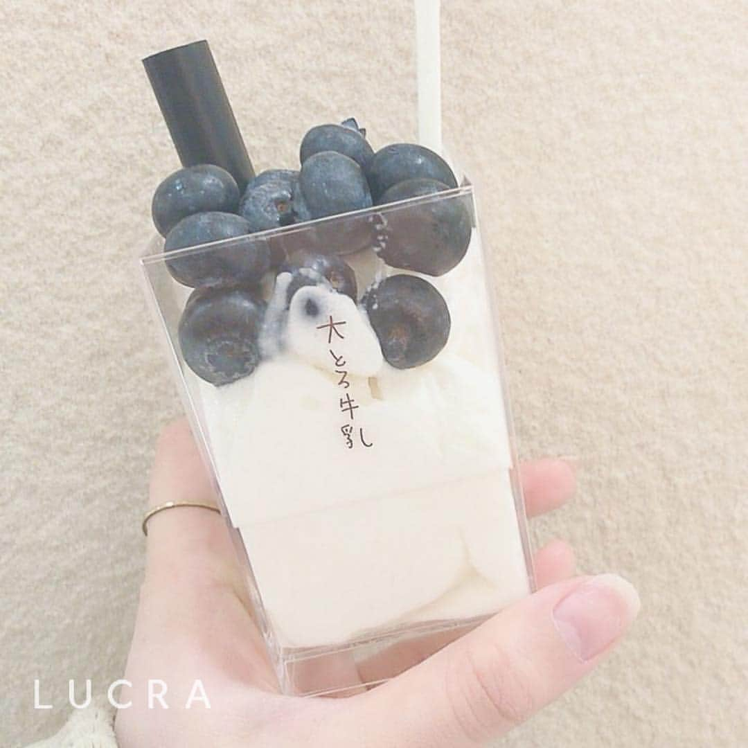 LUCRA（ルクラ）さんのインスタグラム写真 - (LUCRA（ルクラ）Instagram)「群馬県にある「大とろ牛乳」 ㅤㅤㅤ  シャーベットに近い、新食感スイーツ♥ ㅤㅤㅤ  ブルーベリーの他にはいちごやチョコクッキー、キウイなど色んな種類があります🍓 ㅤㅤㅤ  #大とろ牛乳#群馬カフェ ㅤㅤㅤ  ㅤㅤㅤ  photo by @___me_07  ㅤㅤㅤ  LUCRA公式Instagram上で紹介させて頂くお写真を募集中！写真に#lucrajp をつけるかタグ付けして投稿してくださいね♡ ㅤㅤㅤ  #カフェ #カフェ巡り #渋谷カフェ#代官山カフェ#表参道カフェ #中目黒カフェ #食べ歩き#名古屋カフェ#カフェ巡り好きな人と繋がりたい#カフェ好きな人と繋がりたい#インスタ映え#カフェ好き #タピ活#タピオカ#いちごみるく#いちご#shibuya#instagood#instalike#like4like#followme#tapioca #food」4月18日 21時47分 - lucra_app