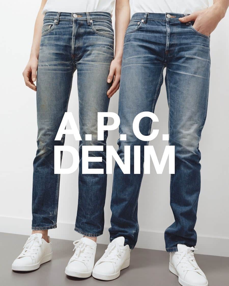 アーペーセーさんのインスタグラム写真 - (アーペーセーInstagram)「Introducing the new #APC #DENIM Campaign shot by @timelkaim.  Once A.P.C. jeans have been worn-out, they can be brought back to any store, where they will be exchanged for a new pair at half price. The used jeans are then marked with their former owner’s initials, washed, mended if needed, ironed inside out and then hit the store again to begin a second life as butler jeans. They have gained a natural patina and have become unique, by nature. #StepByStep」4月18日 21時44分 - apc_paris