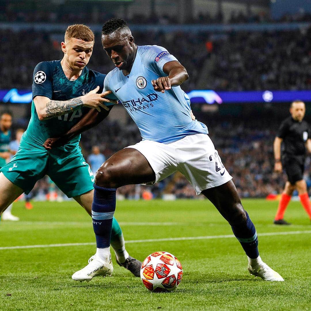 バンジャマン・メンディのインスタグラム：「💔 Disappointing end for this crazy adventure. Little details had big impact, but we will come back for it very soon @championsleague . We are F*****N City. #HeadsUp 🦈」