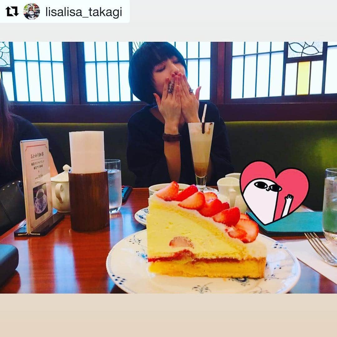 日南響子（珠麟）さんのインスタグラム写真 - (日南響子（珠麟）Instagram)「仕事終わりにリサリサと☕︎𓅪。 #Repost @lisalisa_takagi with @get_repost ・・・ 絶景 @kyooko_hinami_official」4月18日 21時58分 - kyooko_hinami_official