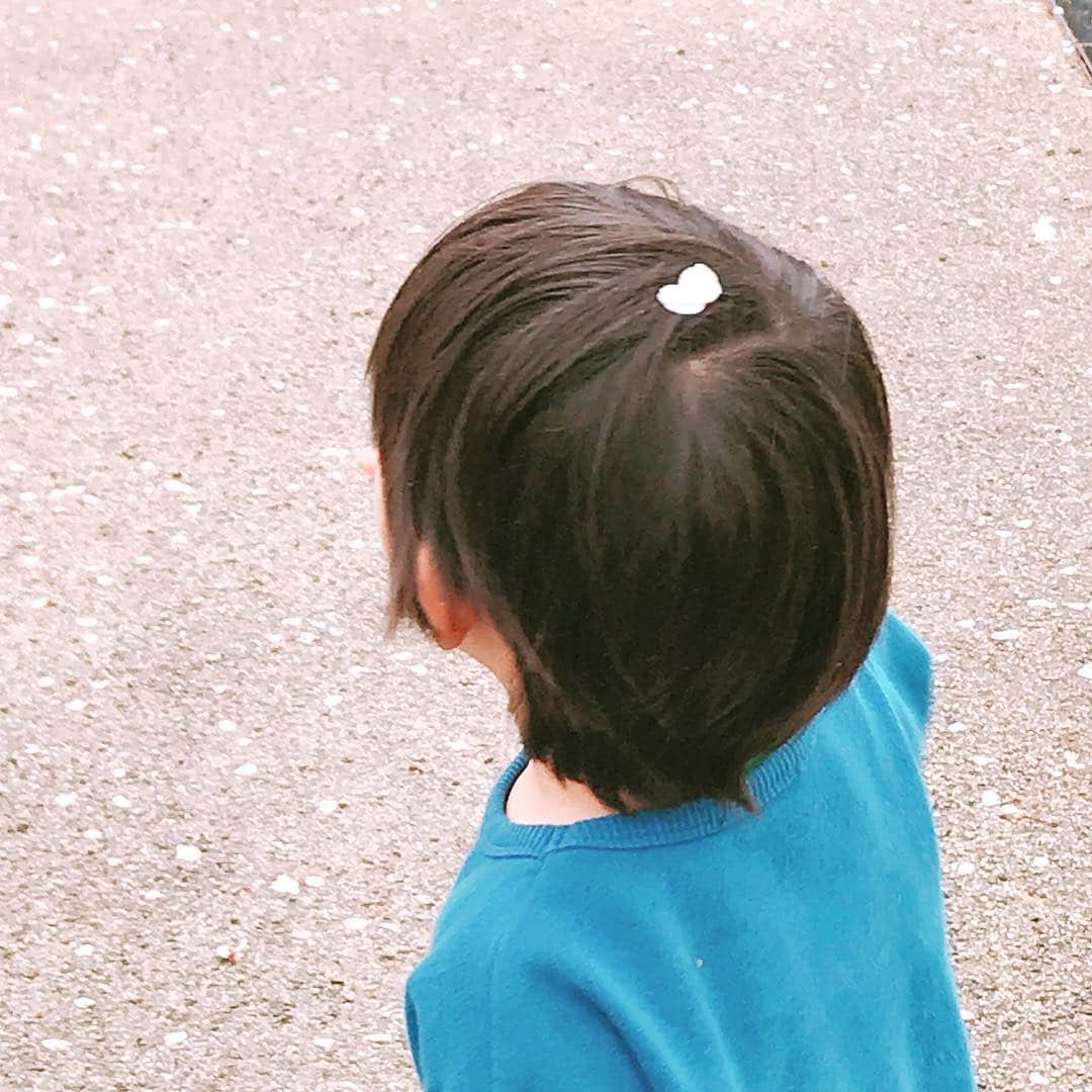 愛内里菜さんのインスタグラム写真 - (愛内里菜Instagram)「「とってもキレイだから写真とるー！」と﻿ ﻿ 子供用のおもちゃiPhoneで頑張ってたのに、﻿ 全部保存できてなくて残念💦😅﻿ ﻿ ママは頭に乗った花びらが﻿ 可愛いくて 動く息子を必死に撮影😂﻿ ﻿ ﻿ 言ってる間にゴールデンウィーク！﻿ 早いなぁ〜💦﻿ ライブ準備や色々準備！﻿ バタバタしてきた🙌🎤🕺﻿ ﻿ ﻿ #桜﻿ #さくら #桜満開﻿ #息子ラブ﻿ #４歳男の子﻿ #4歳児﻿ #息子﻿ #息子と﻿ #愛内里菜 #垣内りか #R﻿」4月18日 22時09分 - rina_aiuchi