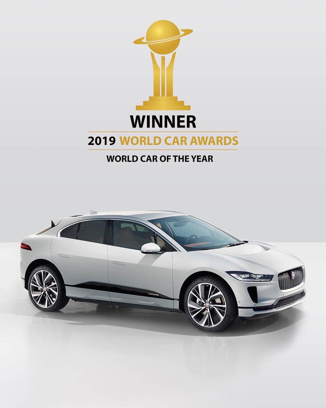 Jaguarさんのインスタグラム写真 - (JaguarInstagram)「A quiet announcement. The all-electric #Jaguar #IPACE: World Car of the Year 2019, World Car Design of the Year 2019 and World Green Car 2019.  #Jaguar #IPACE #Electric #Luxury #Performance #SUV #NYAutoShow #WCOTY #2019WorldCarAwards #ElectricCars #EV #CarsofInstagram #InstaCar」4月18日 22時40分 - jaguar