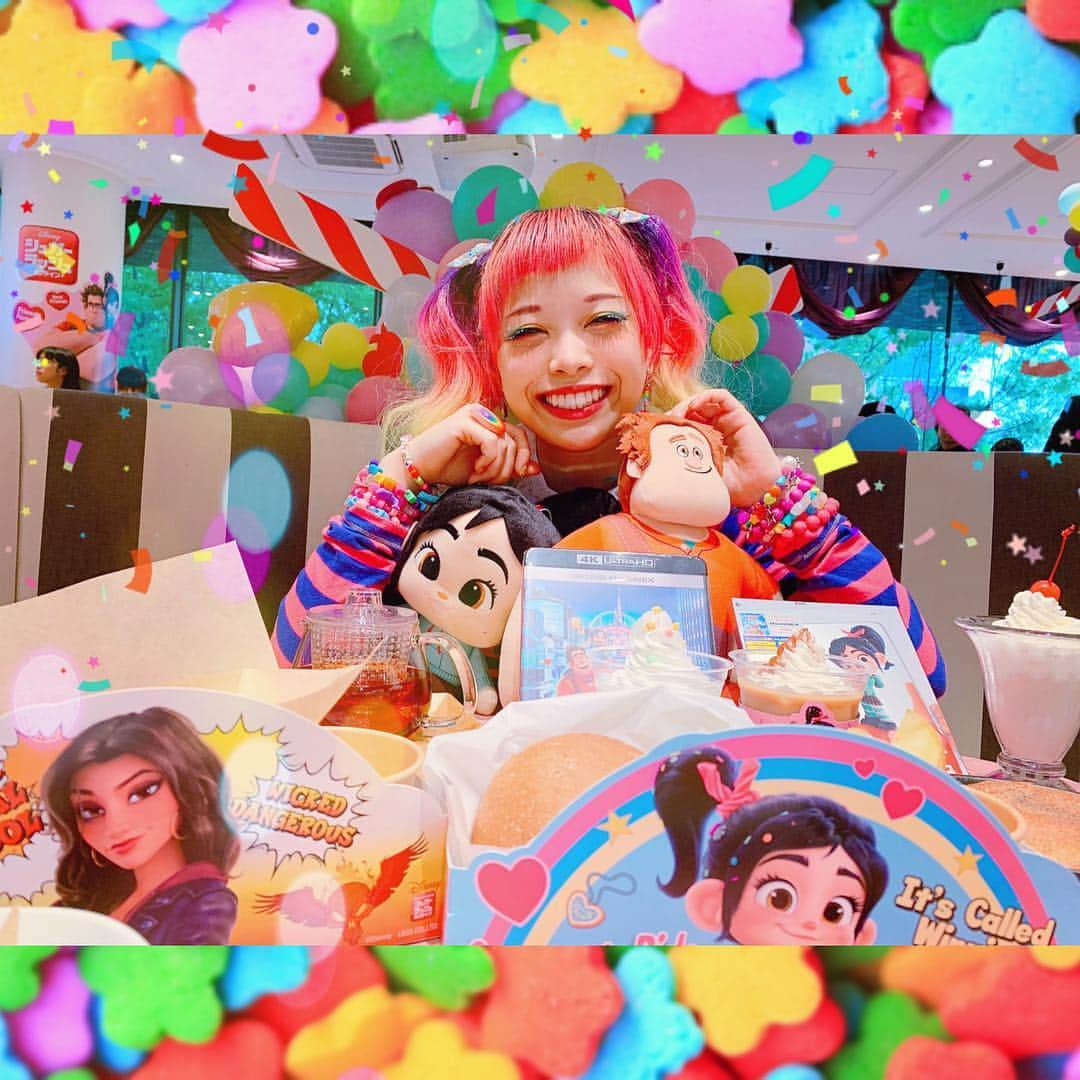 紅林大空さんのインスタグラム写真 - (紅林大空Instagram)「🌈🍬🍹 #harajukufashion #kawaii #シュガラカフェ #cutestyle #wreckitralph #ralphbreakstheinternet #colorful #原宿カフェ」4月18日 22時36分 - kurebayashiii