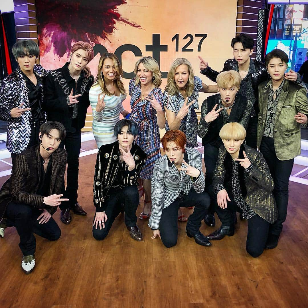 Good Morning Americaさんのインスタグラム写真 - (Good Morning AmericaInstagram)「🤯 WHAT A MORNING! @nct127’s U.S. morning show debut LIVE only on @goodmorningamerica! #NCT127onGMA! 🔥」4月18日 23時03分 - goodmorningamerica