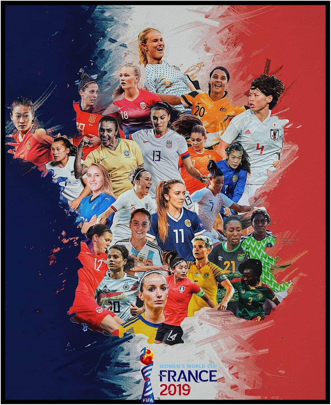 FIFAワールドカップさんのインスタグラム写真 - (FIFAワールドカップInstagram)「Today marks 50 days until the #FIFAWWC kicks off in France, and we absolutely love this artwork created by our Fan Movement members @_dafne_, @thiagorocha.art and @unduodinamico 😍 Show us your artistic talent, using the hashtag #WeLiveFootball in your posts 🖌⚽️」4月18日 23時23分 - fifaworldcup