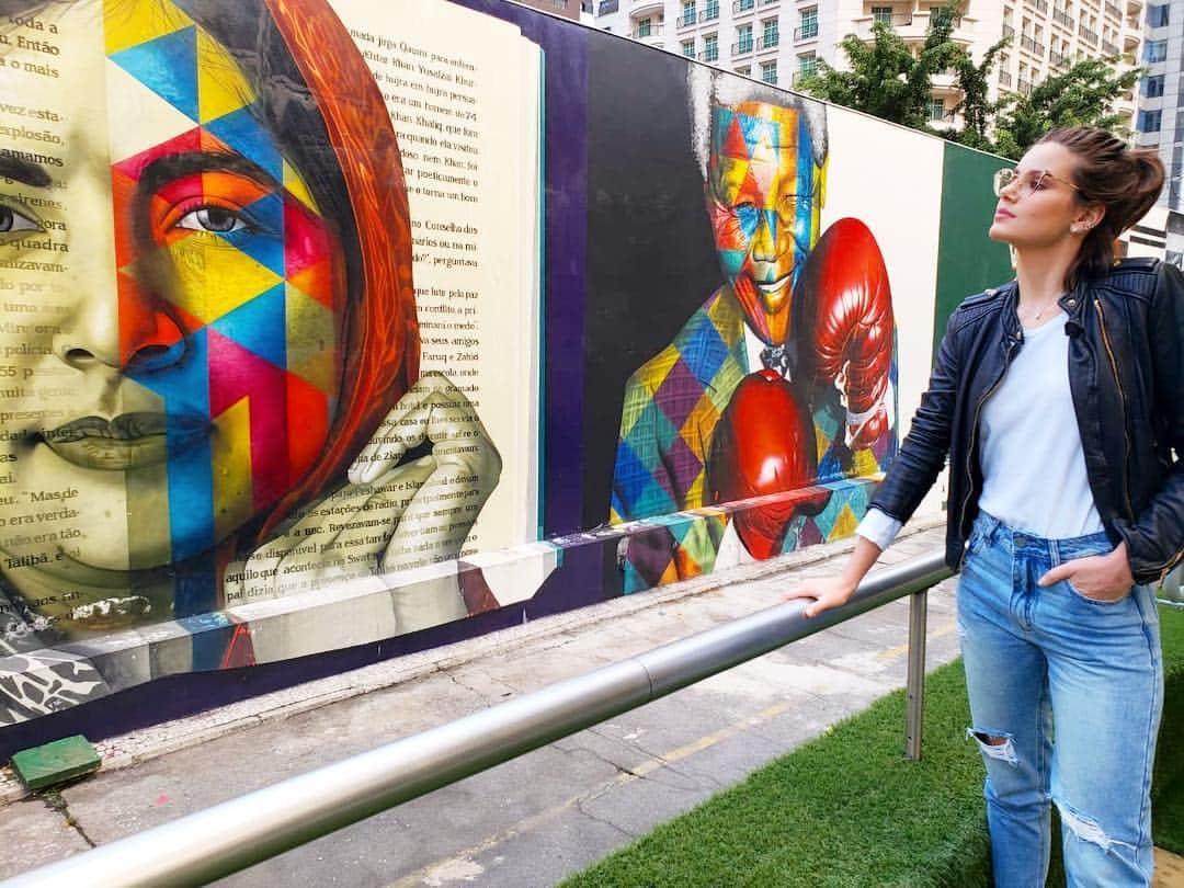 Camila Queirozさんのインスタグラム写真 - (Camila QueirozInstagram)「Malala e Mandela por @kobrastreetart」4月18日 23時36分 - camilaqueiroz