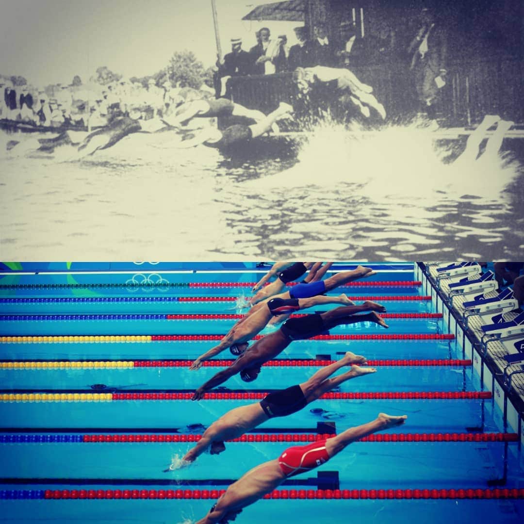 オリンピックさんのインスタグラム写真 - (オリンピックInstagram)「Swimming #tbt 💦 Paris 1900 - Rio 2016」4月18日 23時51分 - olympics