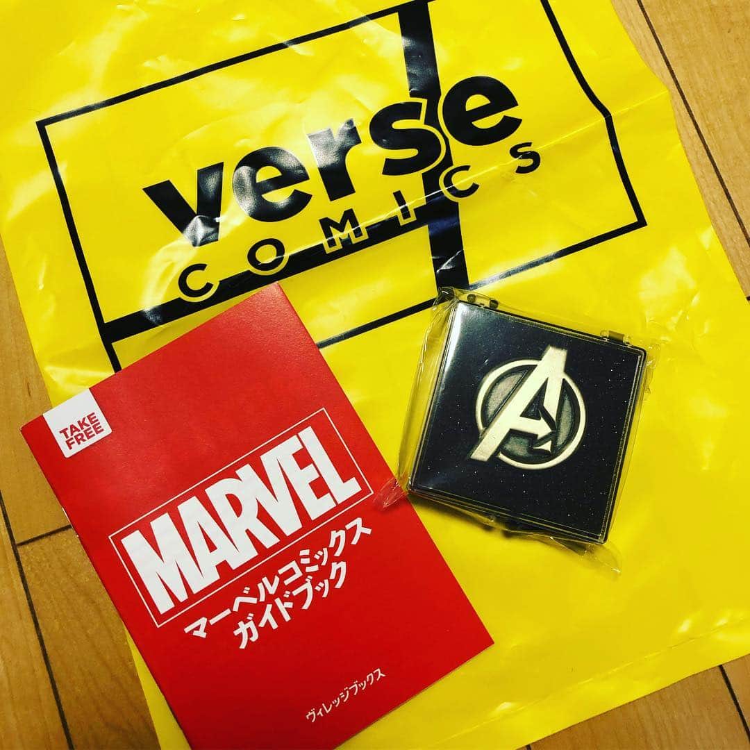 三上市朗のインスタグラム：「やっと池袋の「verse comics」行けた！ 楽しい所だからずっと居てしまいそうだったわ！ #ヴァースコミックス  #アベンジャーズ」