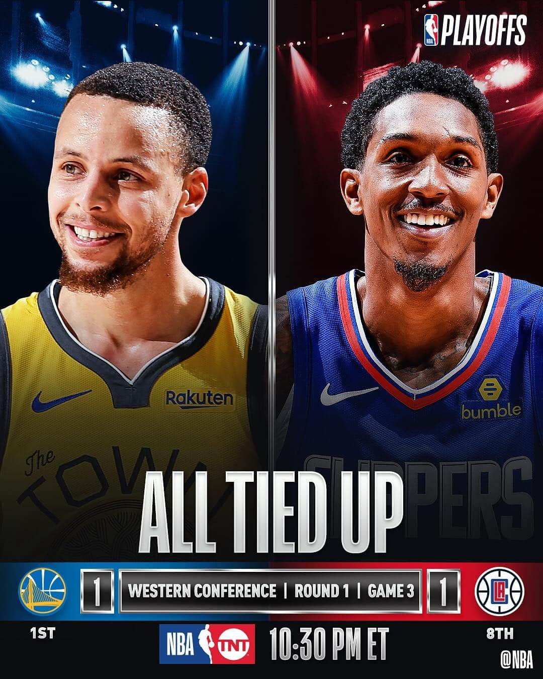 NBAさんのインスタグラム写真 - (NBAInstagram)「In tonight’s #NBAPlayoffs action, the @sixers, @brooklynnets, @nuggets, @spurs, @warriors & @laclippers all have a chance to go up 2-1! #NBAPlayoffs」4月19日 0時33分 - nba