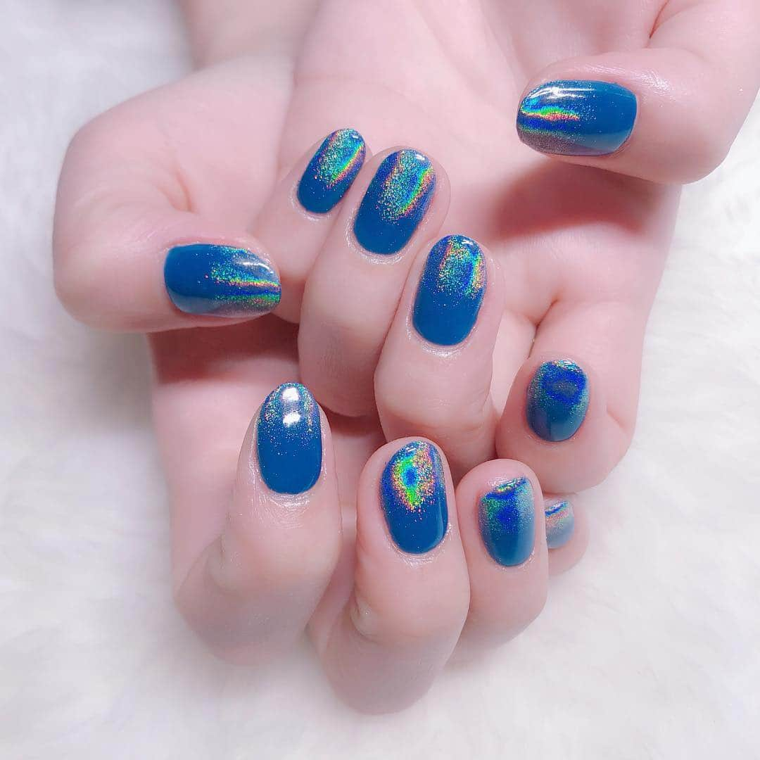 なかやまちえこさんのインスタグラム写真 - (なかやまちえこInstagram)「Blue🦄 PremDoll B32 PlanetPowder ミーティアシャワー #nail #nails #nailart #ネイル #美甲 #ネイルアート  #clou #nagel #ongle #ongles #unghia #japanesenailart #manucure #네일 #젤네일 #네일아트 #네일리스트 #japanesenails #manicurist #gelnails #ユニコーンネイル #unicornnails #bluenails #silentsiren #ひな さん」4月19日 0時50分 - chiekonakayama