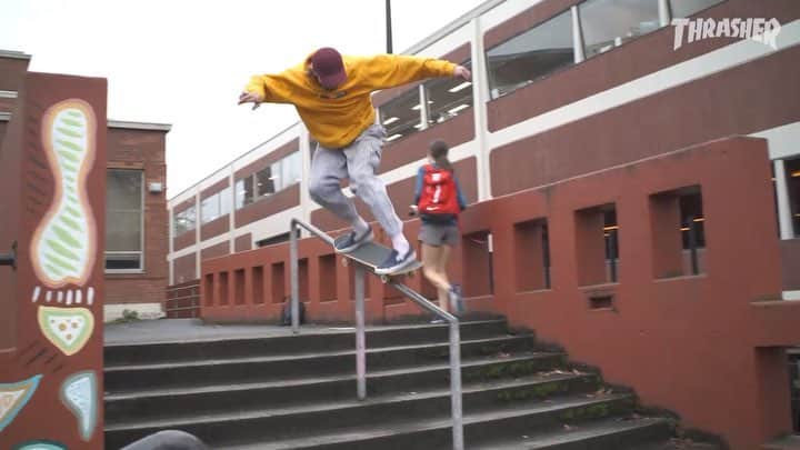 スラッシャーのインスタグラム：「👉🏽 @aaron_herrington talks about his battle with the booze in the new OUT THERE episode 🌎 Now playing on the Thrasher site 📡 🎬 @waylonboner」