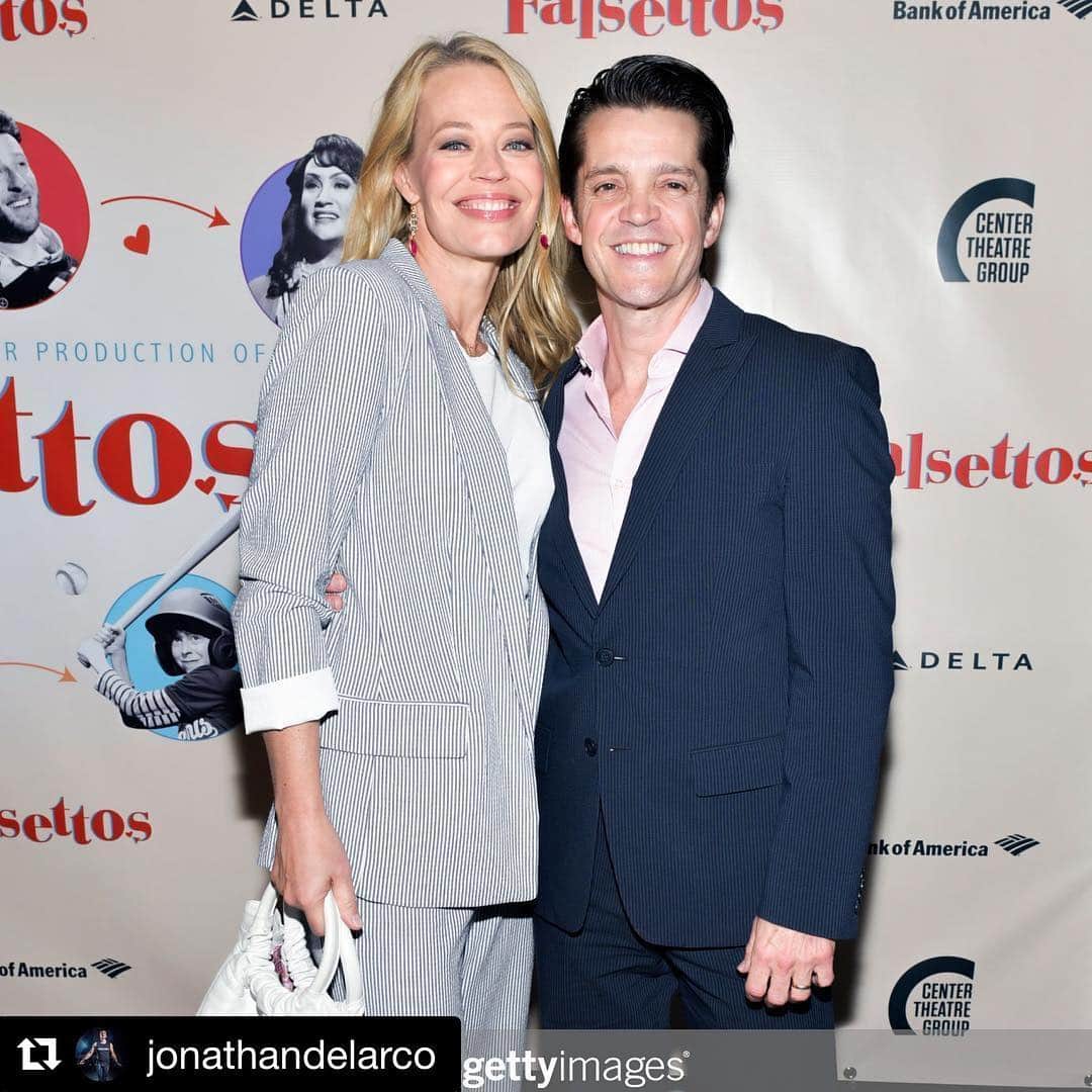 ジェリー・ライアンのインスタグラム：「Two Borg walk into a theater... Amazing night @ctgla with my boys @jonathandelarco @kyledfritz ... #Repost @jonathandelarco with @get_repost ・・・ Just saw @FalsettosBway @CTGLA with @jerilryan and @kyledfritz and it literally took my breath away - profoundly beautiful a perfect cast @EdenEspinosa  @TheNickAdams 💔💔💔」