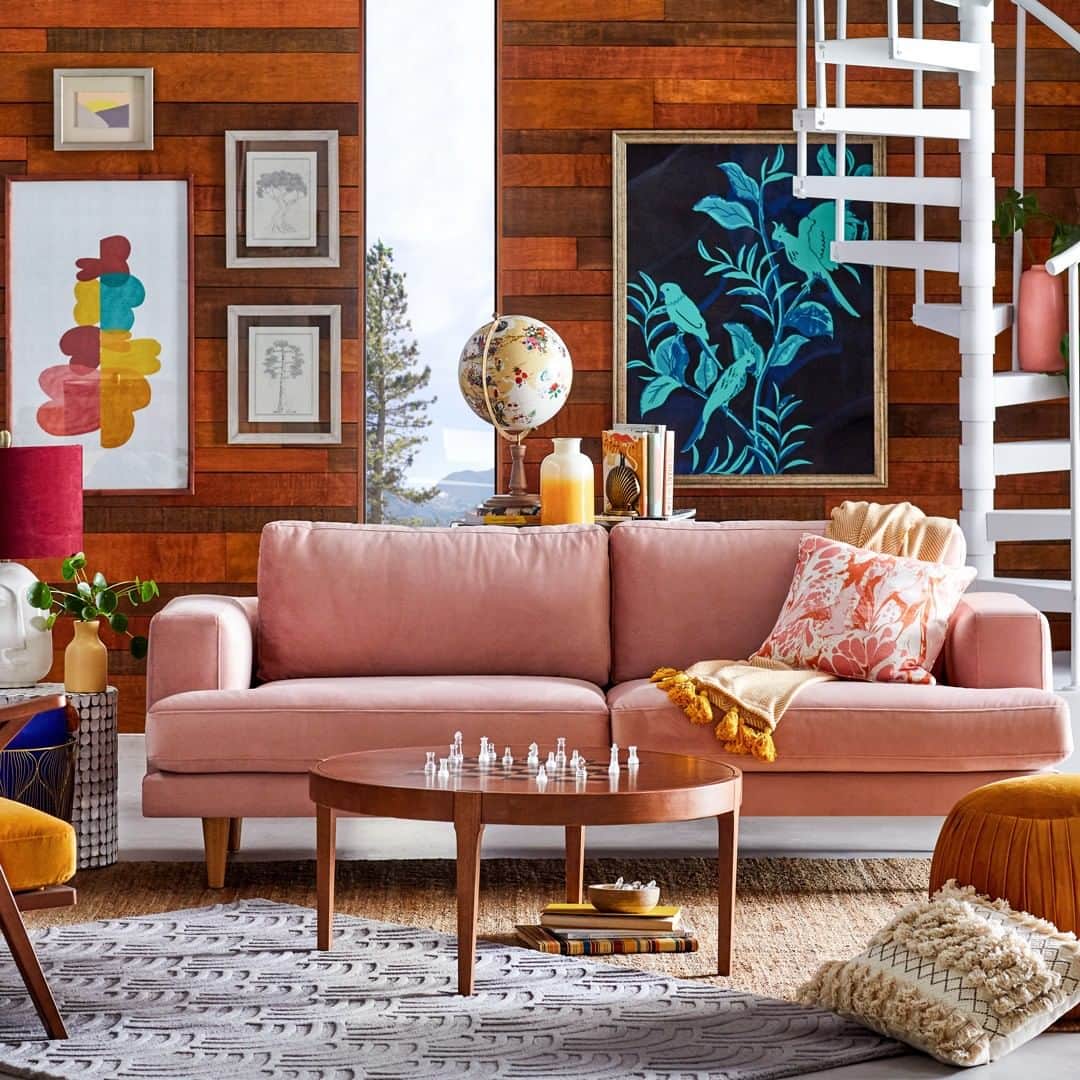 Wal-Mart Stores, Incさんのインスタグラム写真 - (Wal-Mart Stores, IncInstagram)「A blush-toned couch? So. Much. Yes. Get your dose of luxury with the @FlowerbyDrew collection—only at Walmart. #DrewBarrymoreFlowerHome」4月19日 1時15分 - walmart