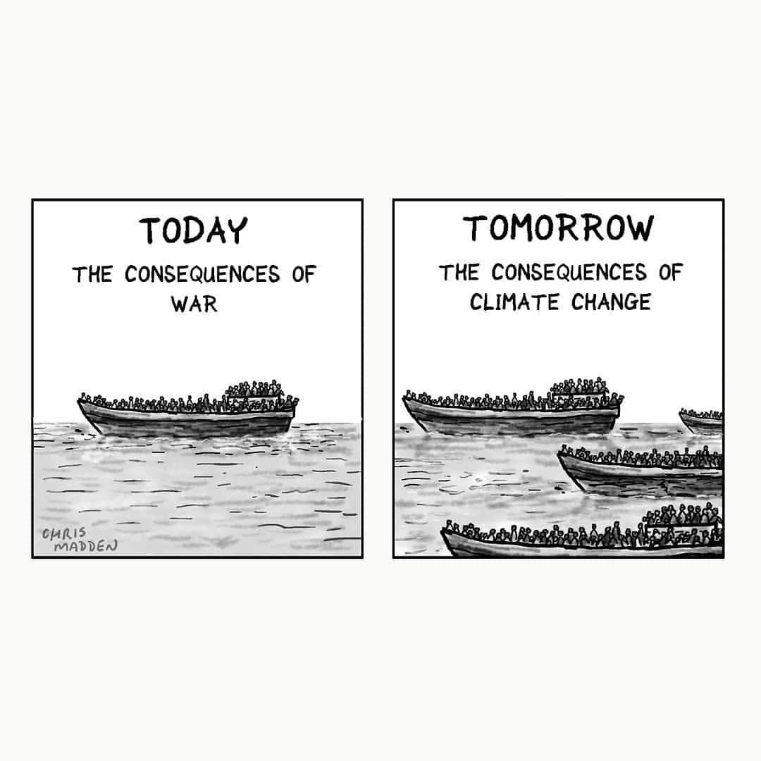 レナ・ヘディのインスタグラム：「If we don’t act now, we will see forced migration at a rate we’ve never seen before.  To the Naysayers. You’re fucking idiotic」