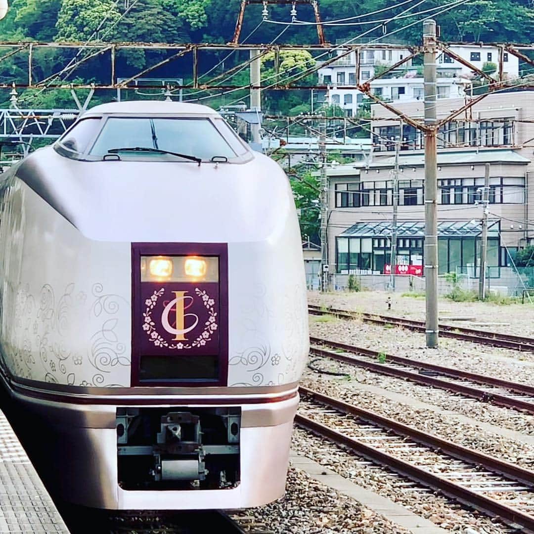 牛窪万里子さんのインスタグラム写真 - (牛窪万里子Instagram)「帰りはリゾート列車「伊豆クレイル」に乗車し、快適な旅の終わりとなりました！ #伊豆 #伊豆クレイル #初乗車 #乗り鉄 #izu」5月3日 20時30分 - mariko_ushikubo