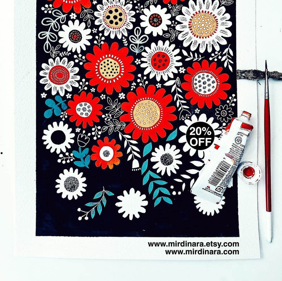 Dinara Mirtalipovaのインスタグラム：「Shop announcement 🌼 For Mother’s Day shopping enjoy 20%off now through May12, use code ‘MOMDAY’ www.mirdinara.com www.mirdinara.etsy.com」