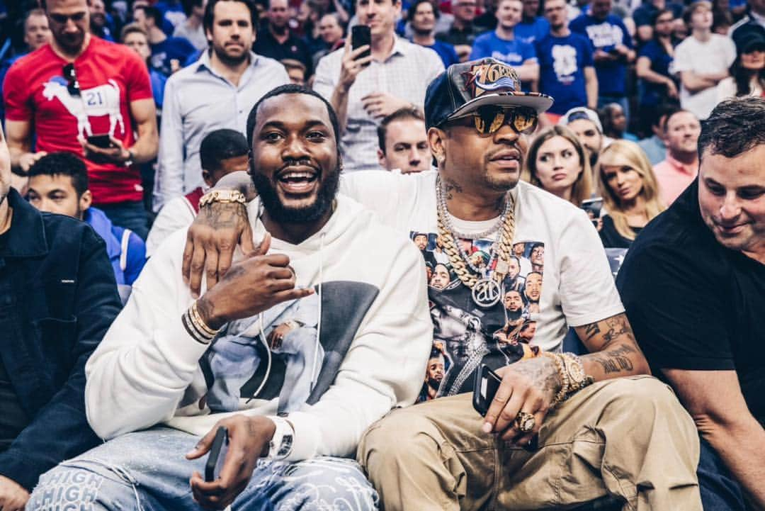 アレン・アイバーソンさんのインスタグラム写真 - (アレン・アイバーソンInstagram)「Me & the man! @meekmill 📸: @asubers」5月3日 12時06分 - theofficialai3