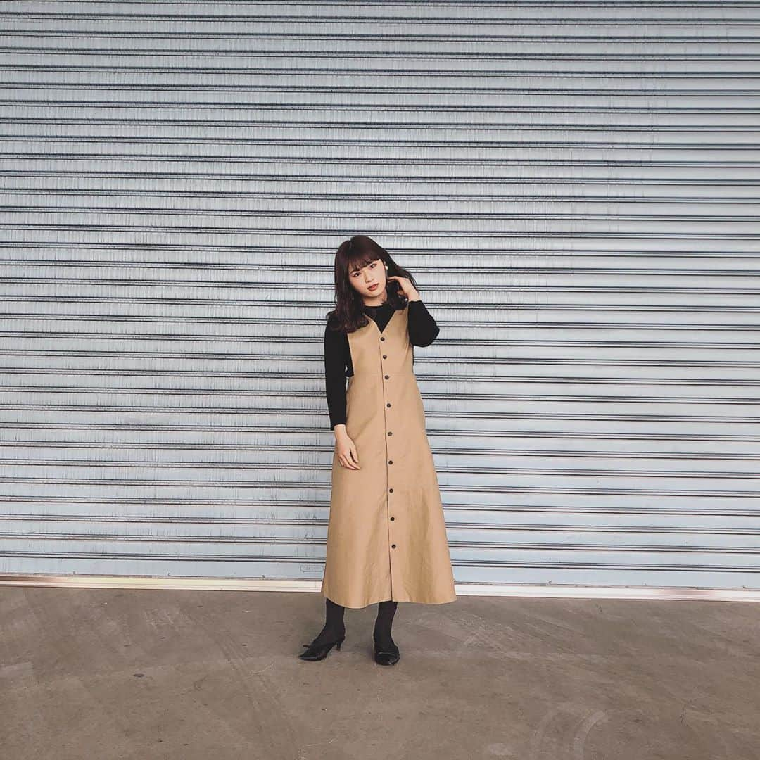 渋谷凪咲さんのインスタグラム写真 - (渋谷凪咲Instagram)「ナギッション 📷 . . tops #milaowen one-piece #urbanresearch shoes #camillebis . . #私服 #ootd #シンプルコーデ」5月3日 21時12分 - nagisa_nikoniko