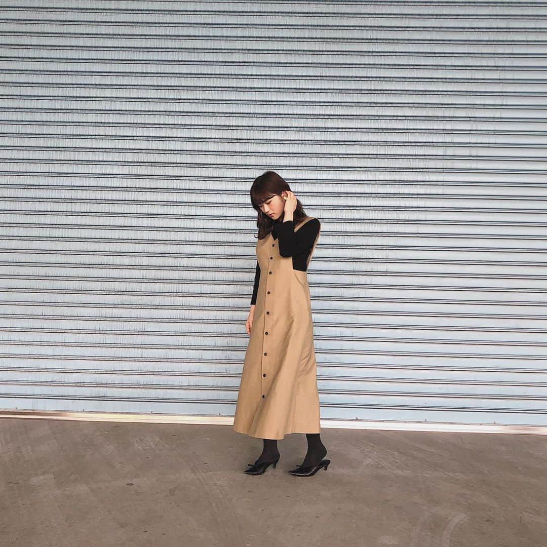 渋谷凪咲さんのインスタグラム写真 - (渋谷凪咲Instagram)「ナギッション 📷 . . tops #milaowen one-piece #urbanresearch shoes #camillebis . . #私服 #ootd #シンプルコーデ」5月3日 21時12分 - nagisa_nikoniko