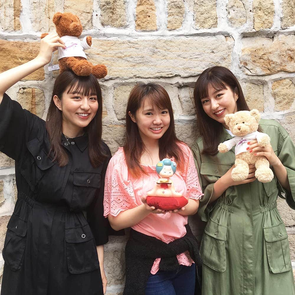おたべ Instagram officialのインスタグラム：「りかりこ@Manaコラボ在台灣  @ichirika_62  @riko_ichino  @manahello  @flypeach  @otabe_8284」