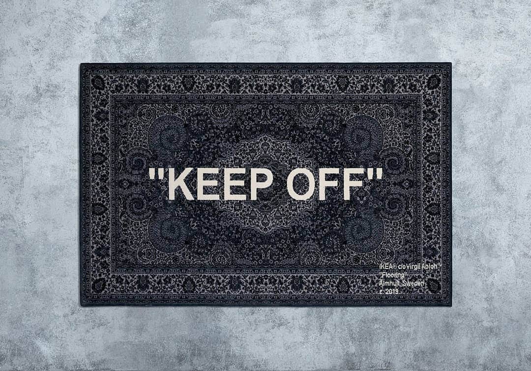 OFF-WHITE C/O VIRGIL ABLOHさんのインスタグラム写真 - (OFF-WHITE C/O VIRGIL ABLOHInstagram)「@virgilabloh c/o @ikeatoday "KEEP OFF" rug releasing worldwide. check with country specific Ikea retailers for details.」5月3日 19時09分 - off____white