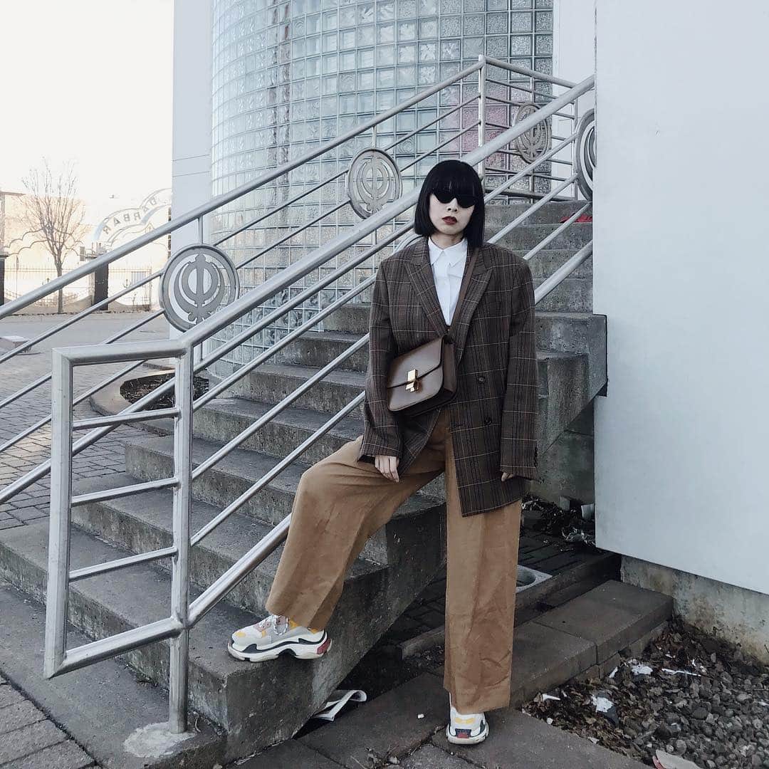 mixmatchisthekeyのインスタグラム：「#oversize」