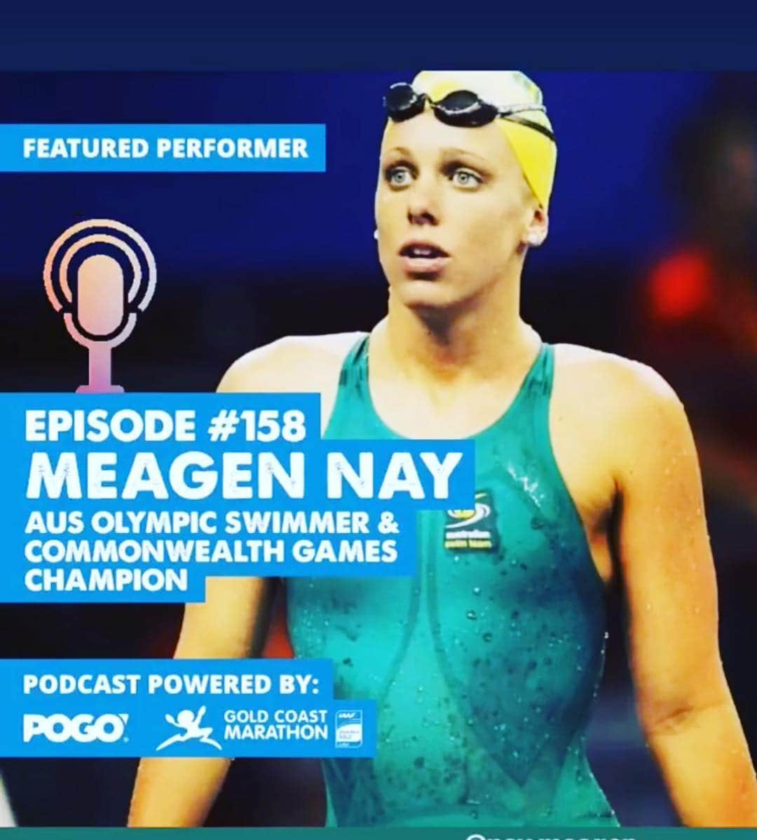 メーガン・ネイのインスタグラム：「And we LIVE🔛. . If you love a podcast and love a high and lows and learn ins of life. ✔️ Check my chat with @physicalperformanceshow about my swimming career and how I got through some low days and went on to celebrate the great days. @brad_beer was a pleasure to chat with and really enjoyed recording and having a laugh and allowing him into my journey. ❤️ #podcast #highs #lows #learnins #physicalbest #LOVEAPODCAST」