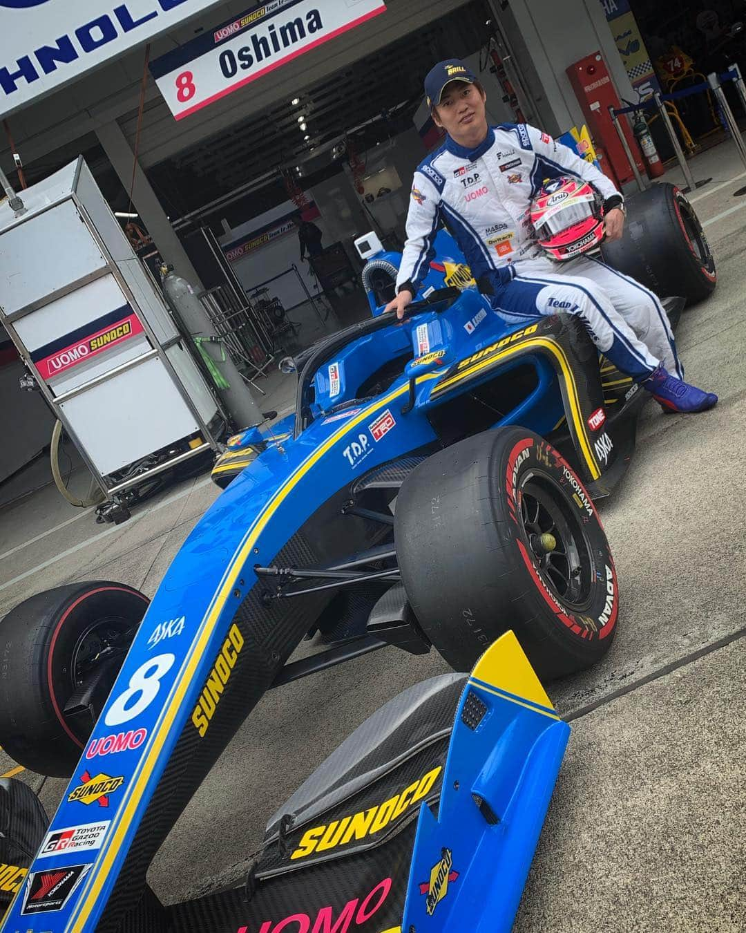 大嶋和也さんのインスタグラム写真 - (大嶋和也Instagram)「頑張ります！ #teamlemans #superformula」4月19日 11時55分 - kazuya_oshima